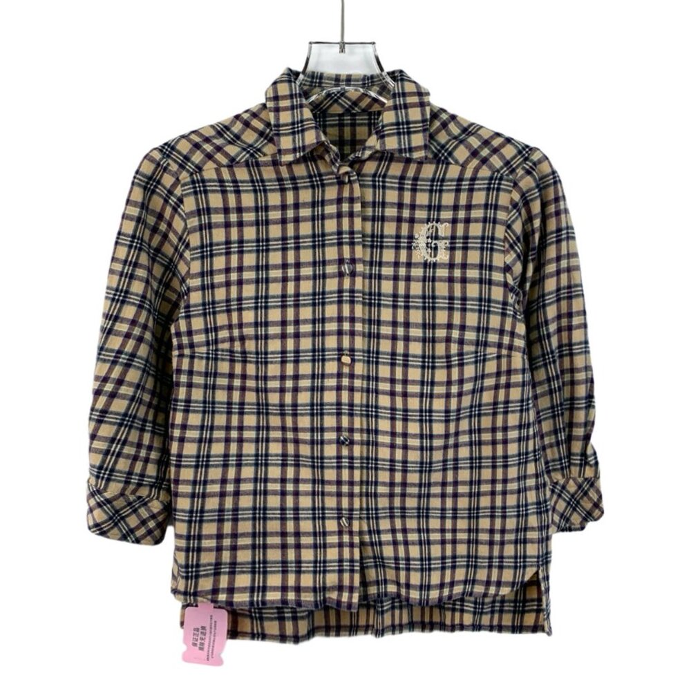 Gucci Dark Brown Wool Collared Single-Breasted 5/… - image 1